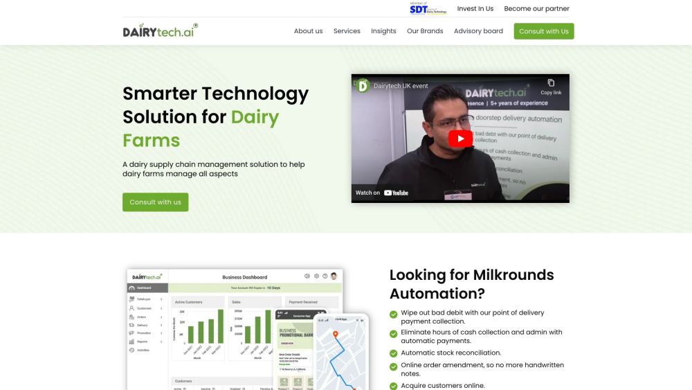 Dairytech.ai: AI Tool for Dairy Supply Chain
