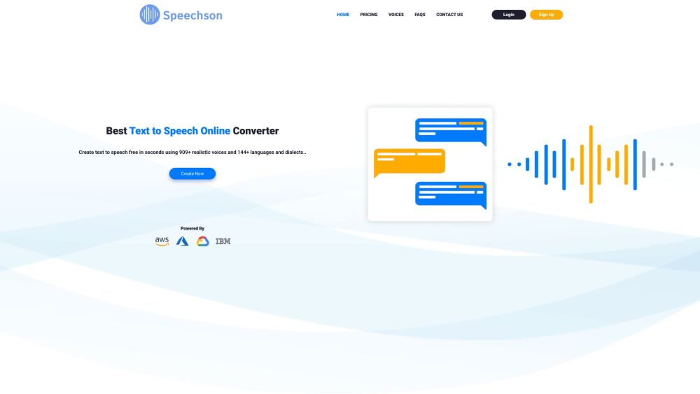 Speechson: Text To Sound TTS Online