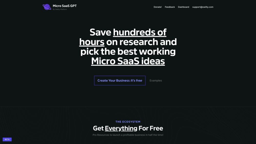 Micro SaaS GPT: AI Tool for Pro SaaS Creation