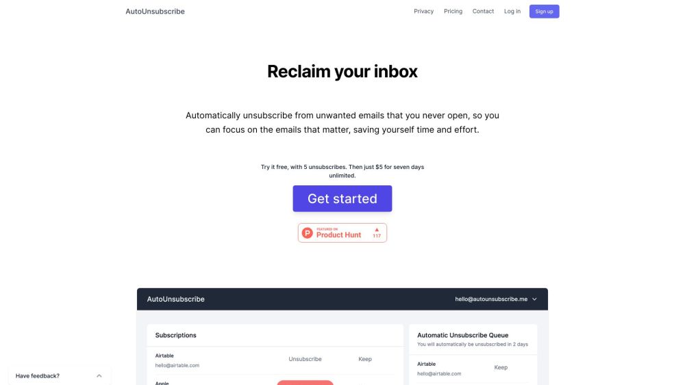 AutoUnsubscribe: AI Tool to Declutter Your Inbox