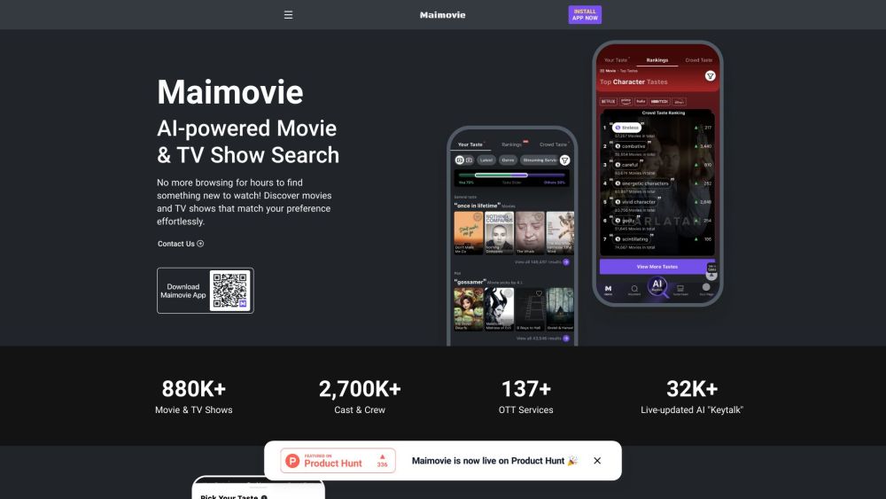 Maimovie: AI-powered Movie Search Engine