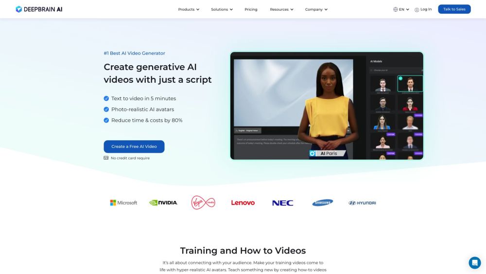 DeepBrain AI: Best AI Video Generator & AI Tool