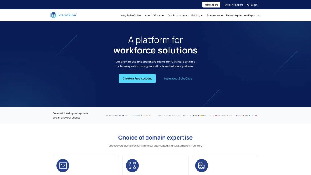 SolveCube: AI Tool for Hiring Expert CXOs & Teams