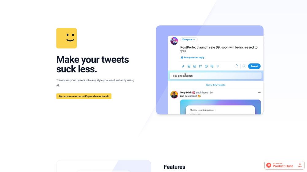 PostPerfect: AI Tool for Twitter Tweet Enhancement