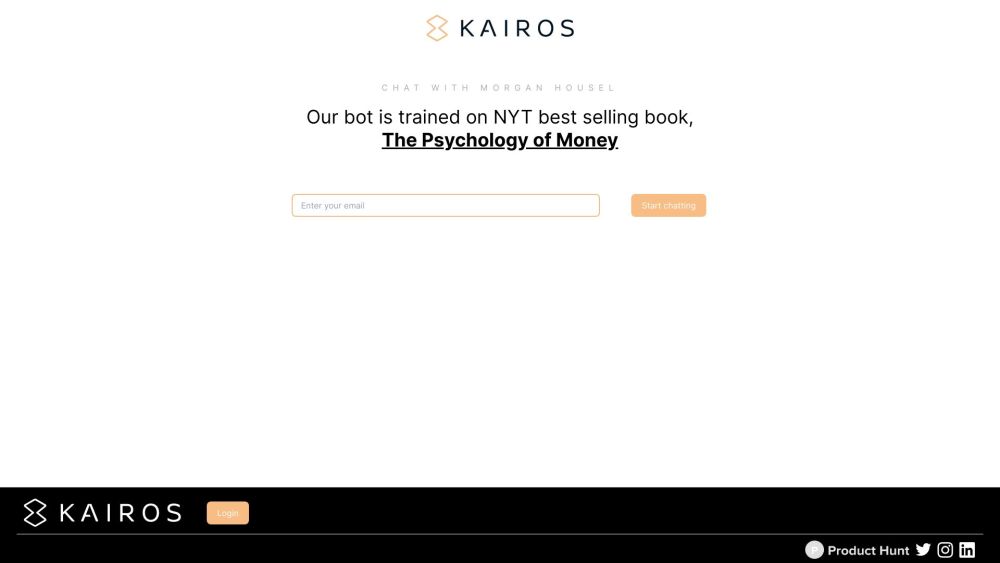 Kairos GPT: AI Tool for Behavior-Aware Finance