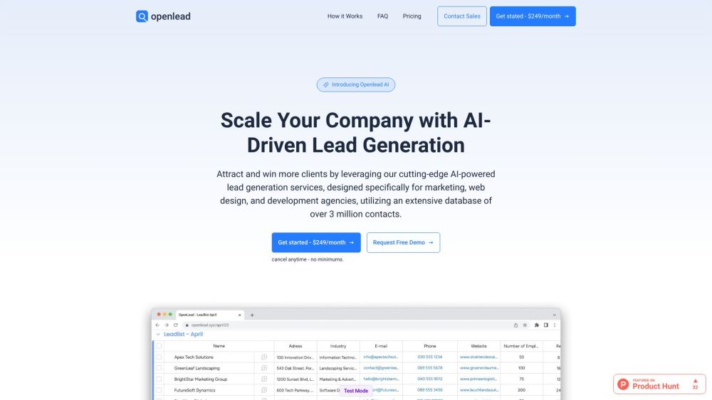 OpenLead: AI Tool for Boosting Sales & ROI