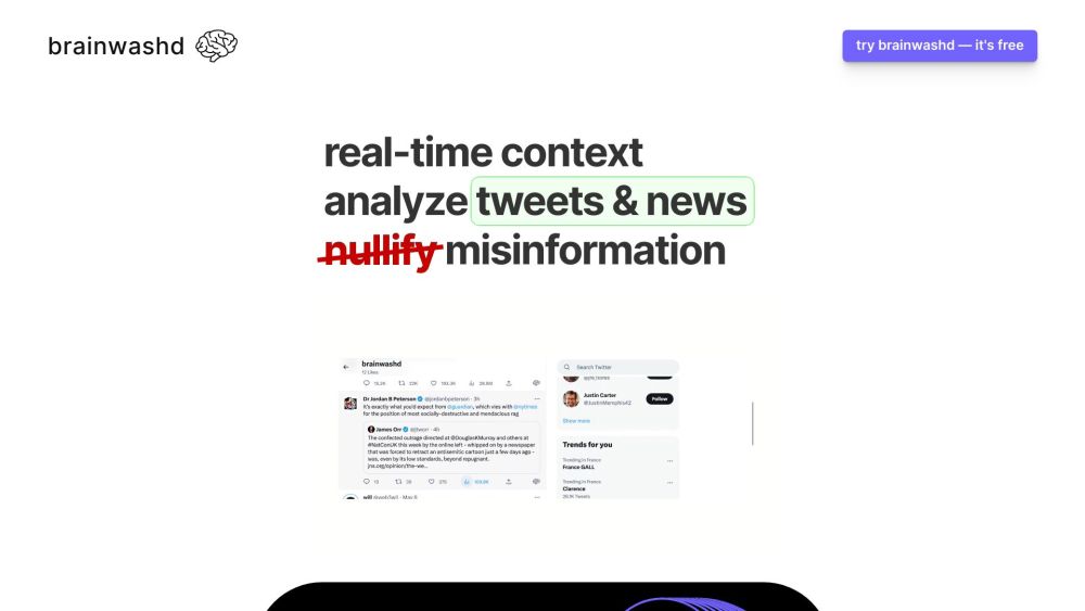 brainwashd: AI tool for real-time tweet insights