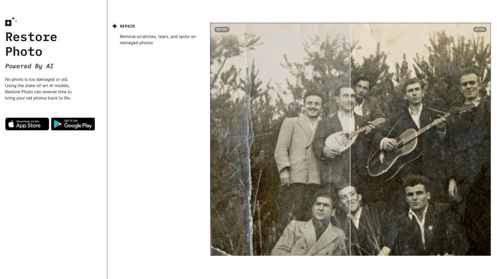 Restore Photo: AI Tool to Restore Old Photos