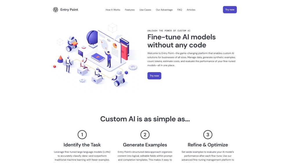 Entry Point AI: AI Tool to Train & Manage LLMs