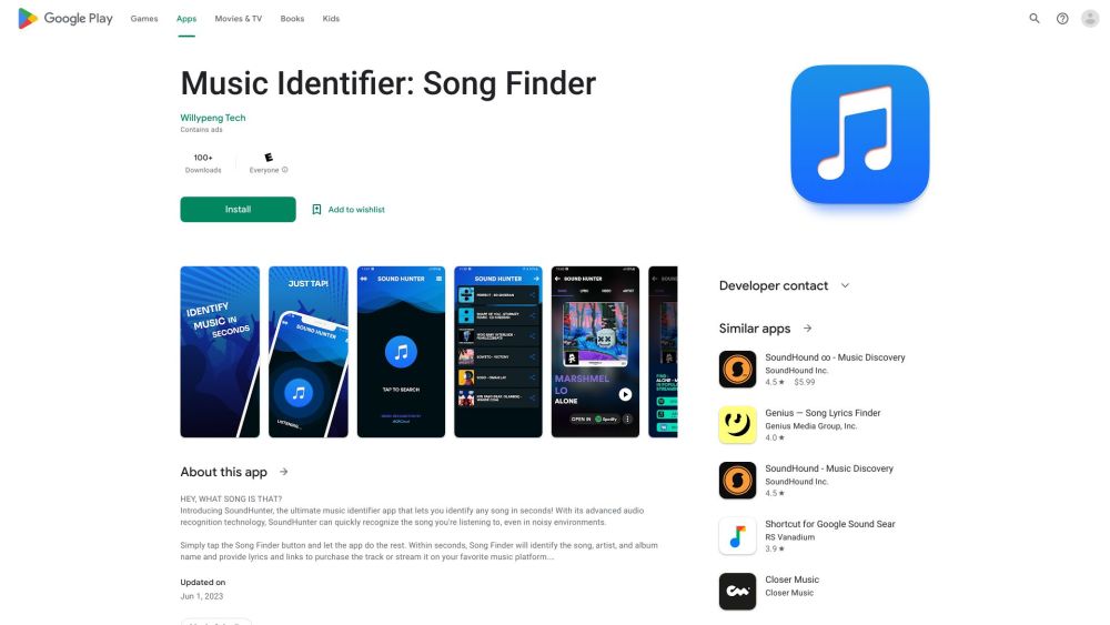 SoundHunter: Music Identifier AI Tool