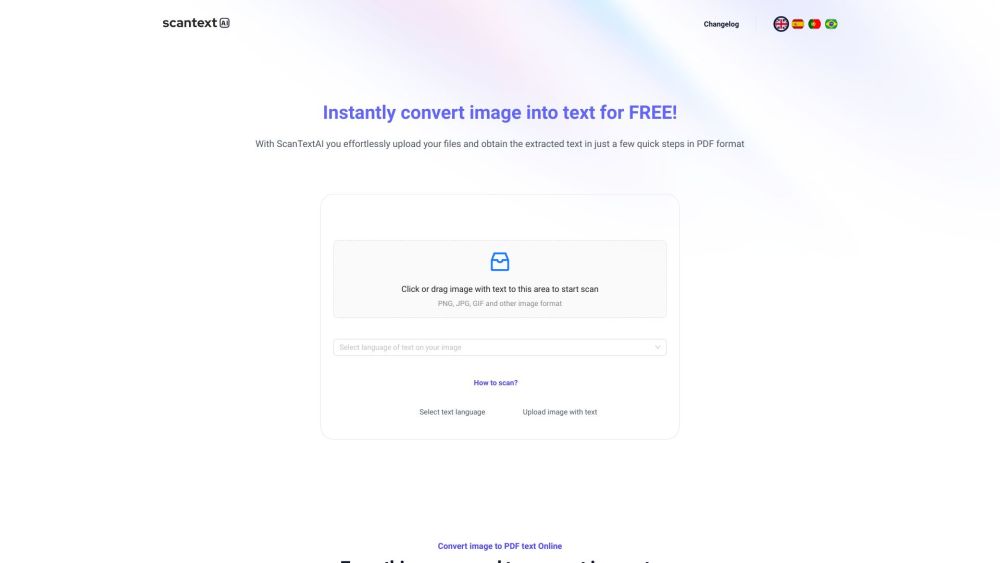 ScantextAI: AI Tool for Instant Text Conversion