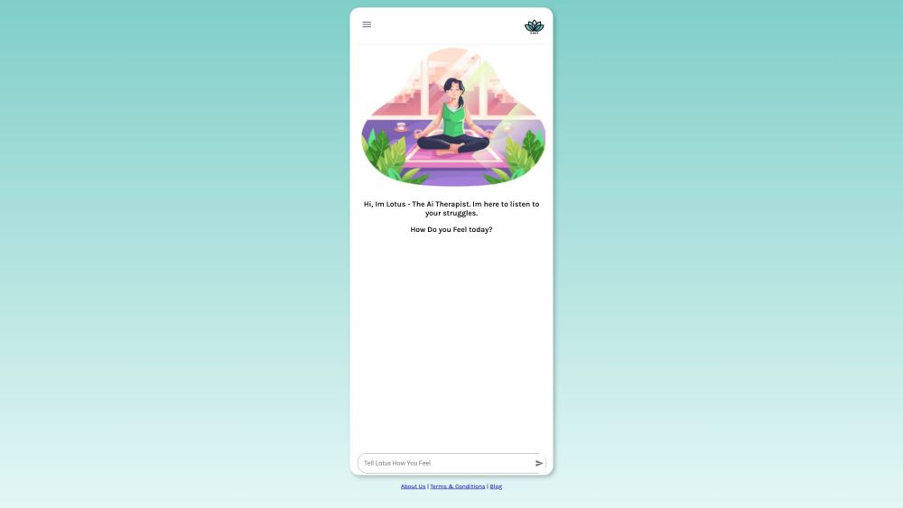 Lotus - The Online Therapist: Free AI Tool