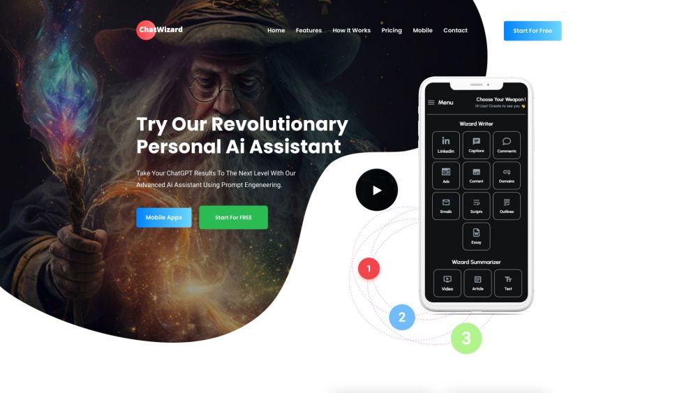 ChatWizard: Powerful AI Tool for Curated Prompts