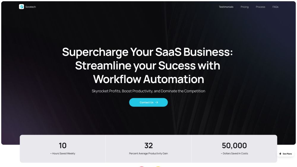Soratech - AI & Workflow Automation Consulting: AI Tool for Efficient Business Scaling