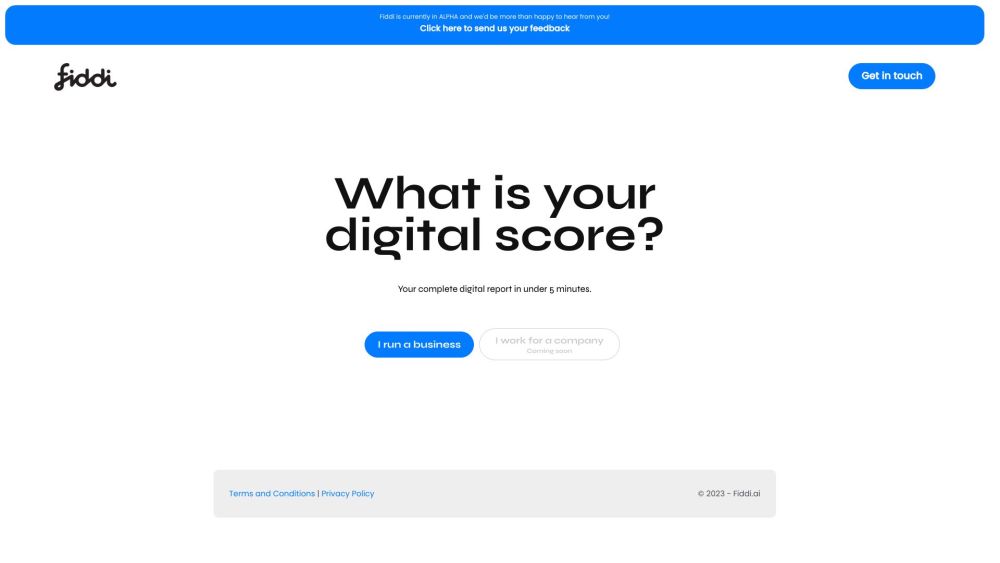 Fiddi.ai: AI Tool for Digital Presence Optimization
