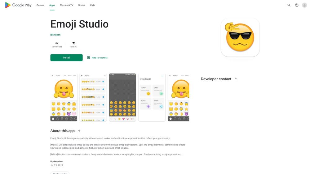 Emoji Studio: AI Tool to Create Emoji Stickers