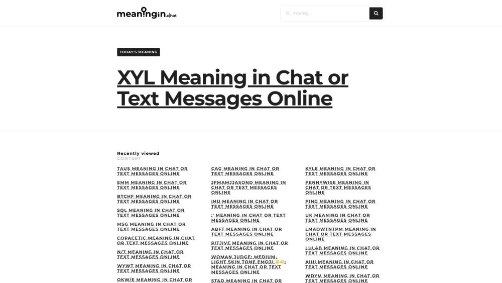 MeaningIn.Chat: AI Tool for Chat Symbol, Emoji & Slang Meanings