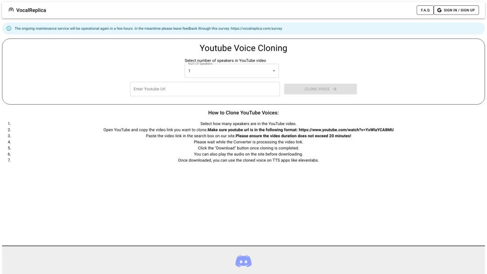 VocalReplica: AI Tool for YouTube Voice Cloning