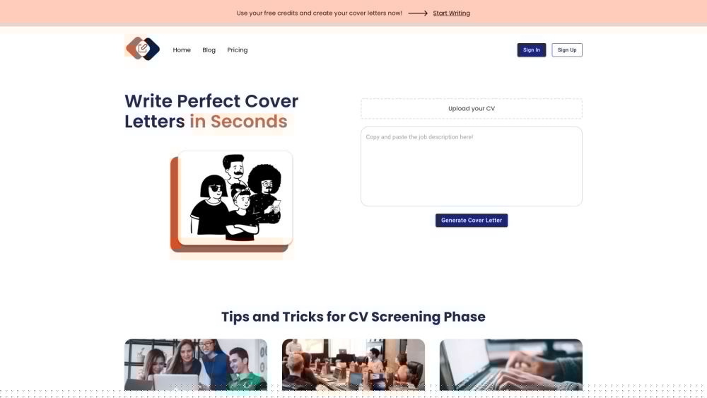 Easy Cover Letter: AI Tool for Effortless Cover Letters
