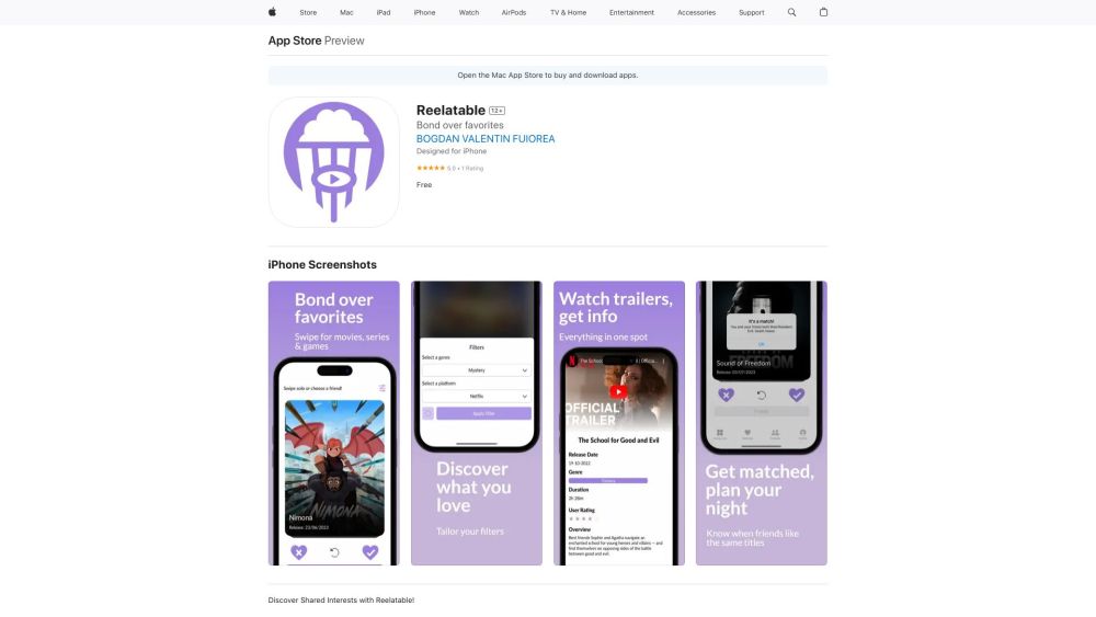 Reelatable: AI Tool for Effortless Entertainment Discovery