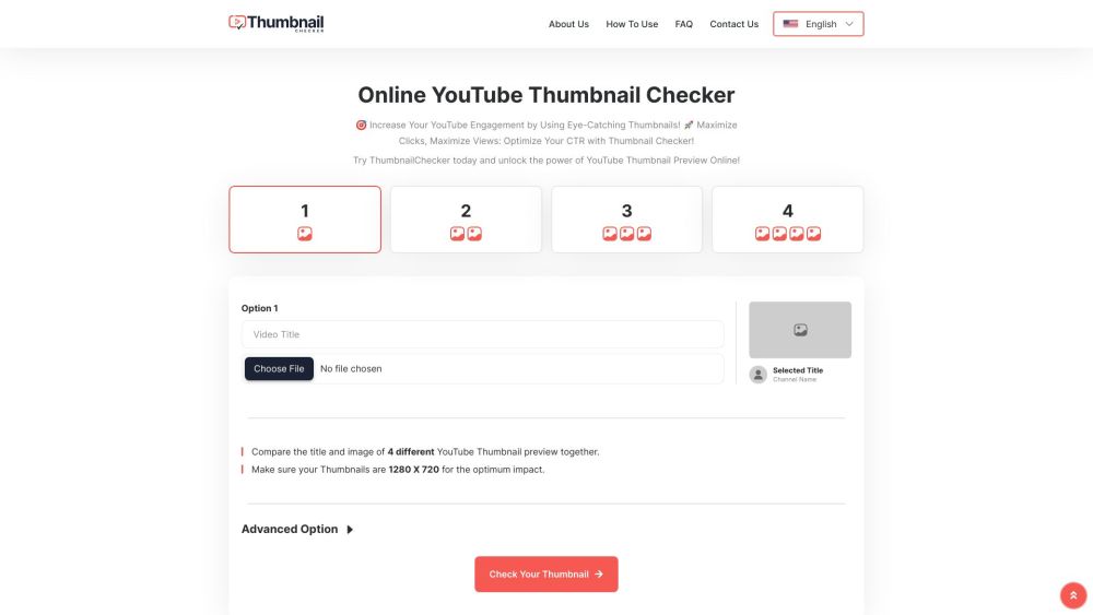 ThumbnailChecker: AI Tool for YouTube Thumbnails