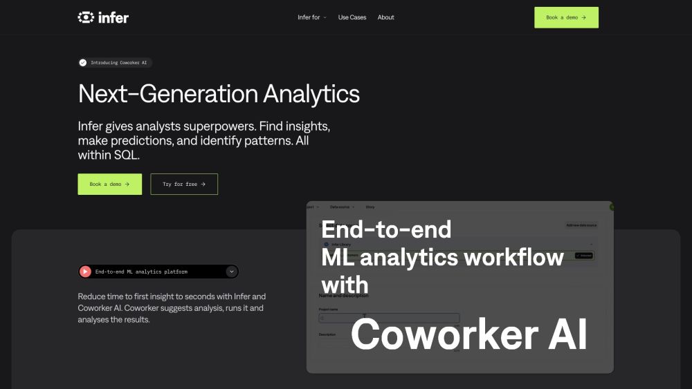 Infer: AI Tool for Instant Data Insights & Growth