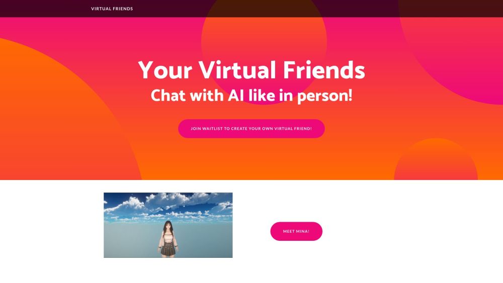 Virtual Friends: AI Tool for Chat & Animation