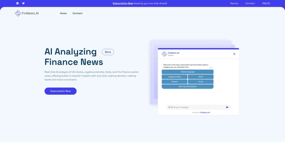 FinNews.AI: Real-time AI Analysis - Decision-Making Tool