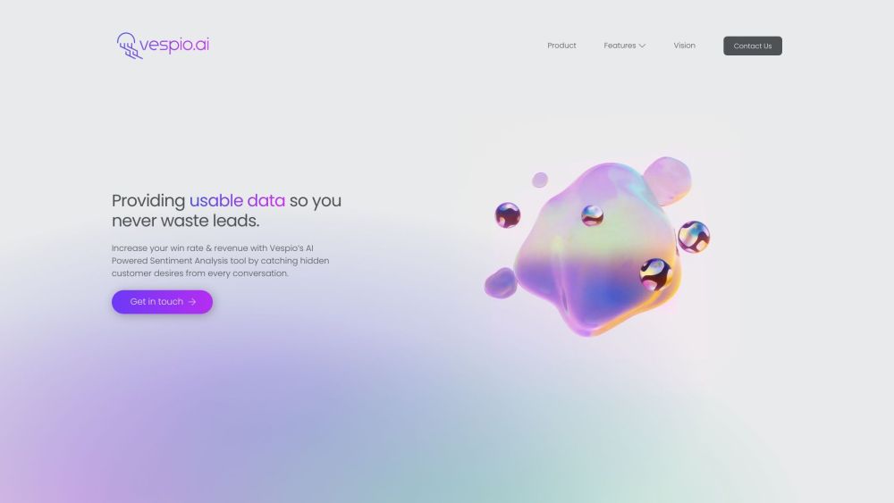 Vespio AI: AI Tool for Sales Conversation Analysis