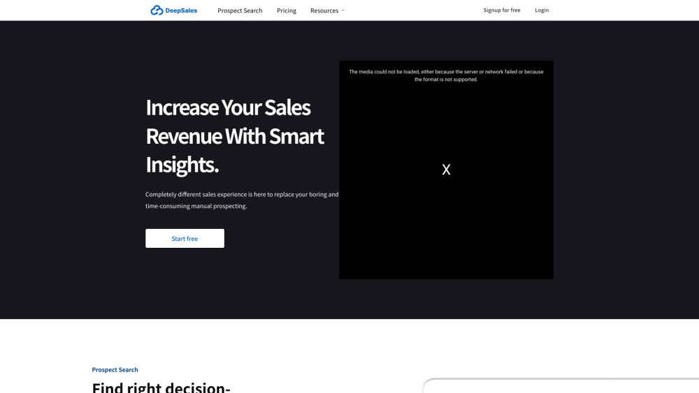 DeepSales: AI Tool for B2B Sales Intelligence