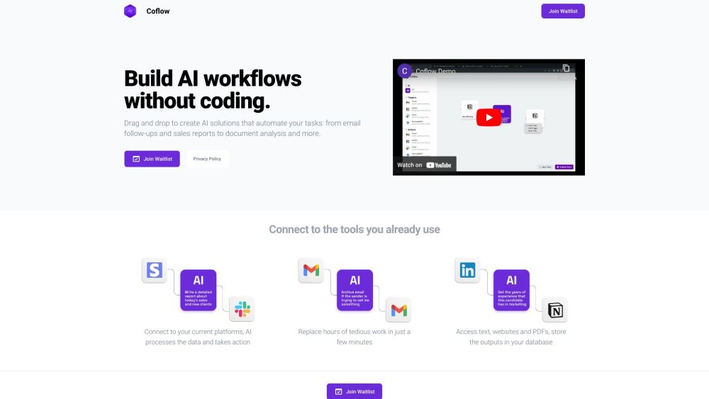 Coflow: Automate tasks with this no-code AI tool #Coflow #ai_tool