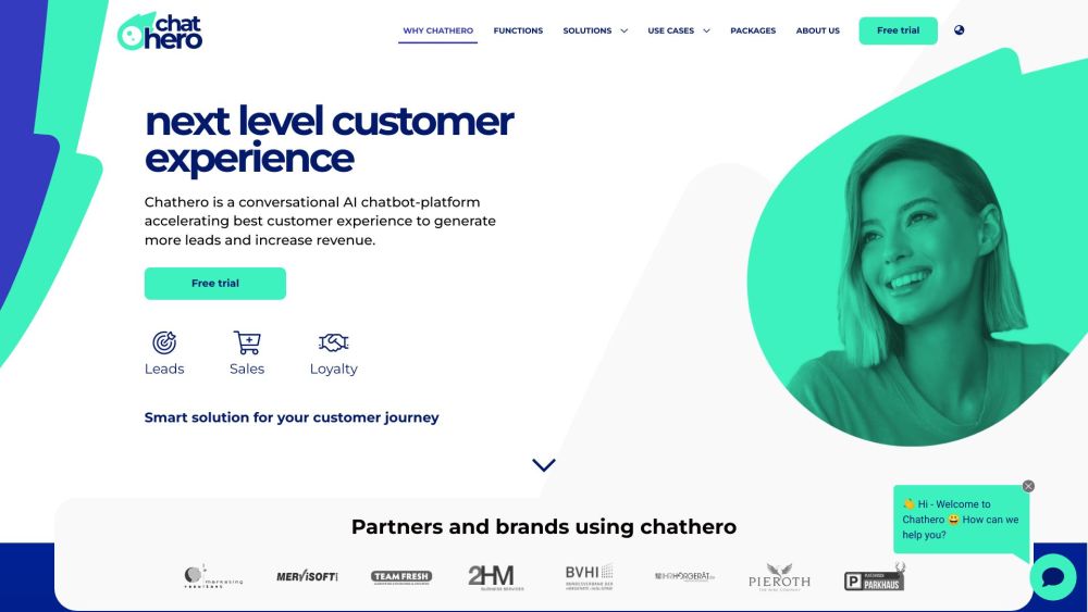 Chathero AI: AI Tool for Marketing, Sales & Support