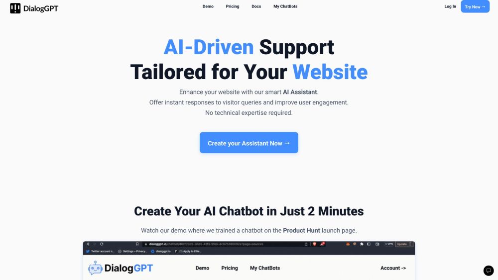 DialogGPT.io: AI Chatbot Solutions for Your Website