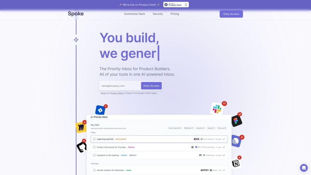 Spoke.ai: AI Tool for Priority Inbox & Workflow
