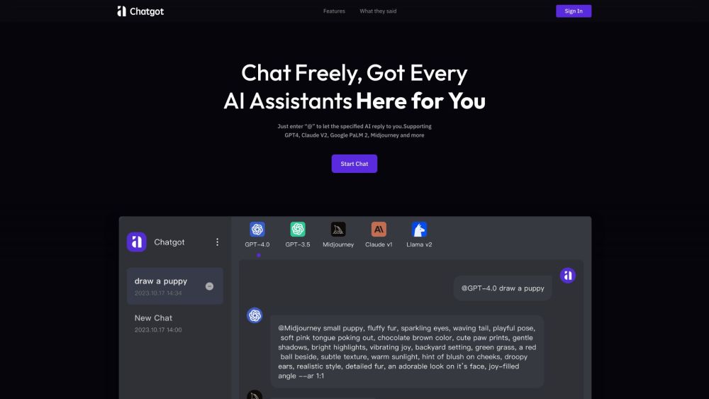Chatgot: AI Tool Uniting Multiple Chat Assistants