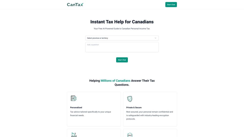 CanTax.ai: AI Tool for Canadian Tax Advice