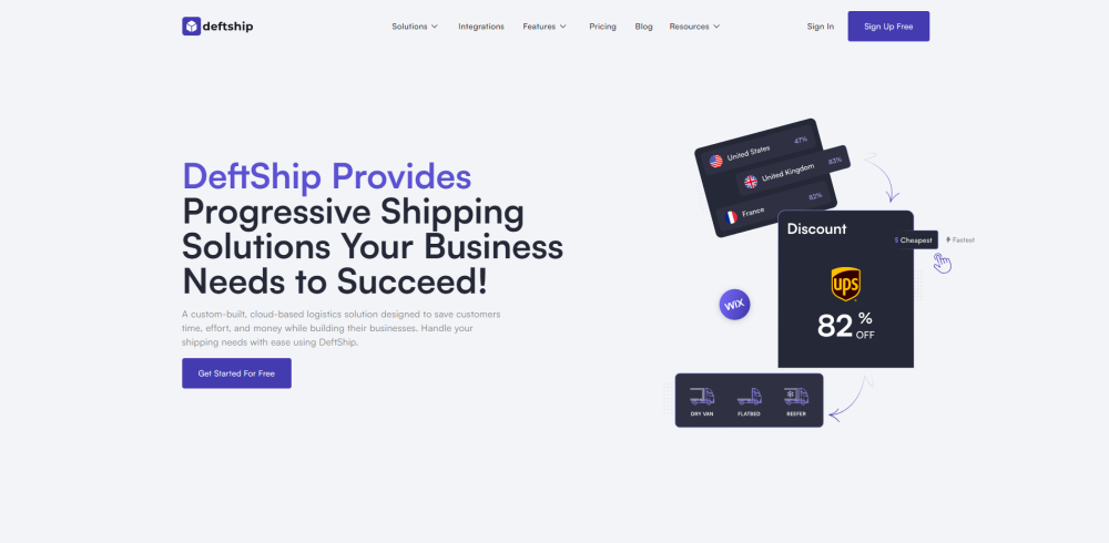 DeftShip: AI Tool for Cloud Logistics Solutions