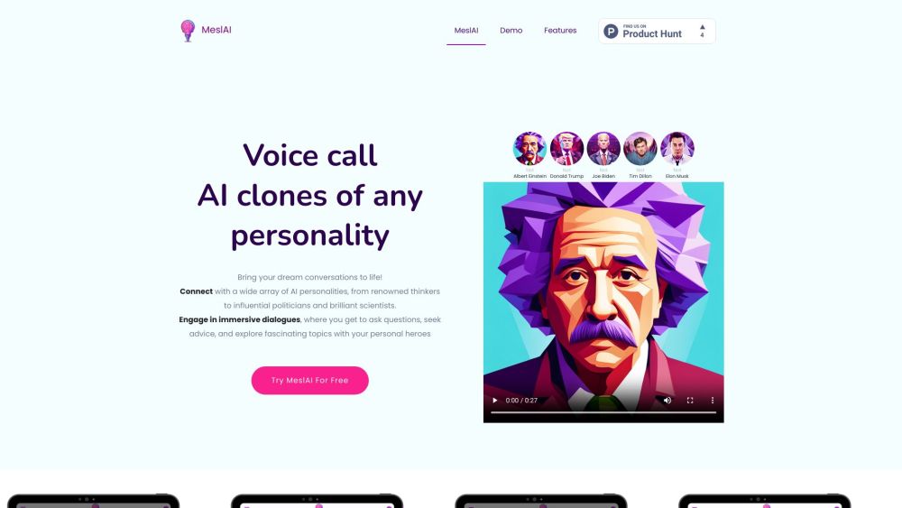 MeslAI: AI Tool to Call Lifelike AI Clones