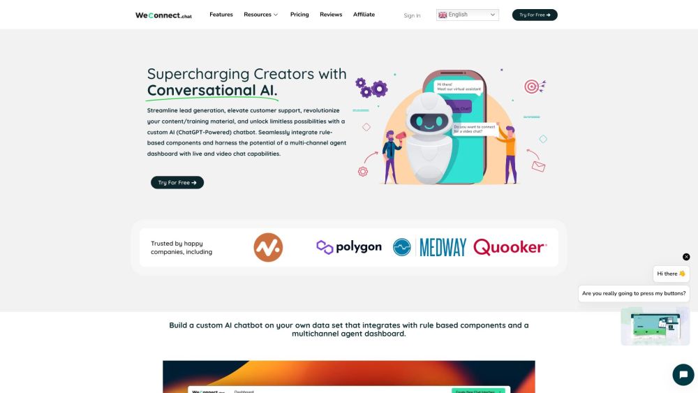 WeConnect.chat: AI Tool for Smart Chat & Support