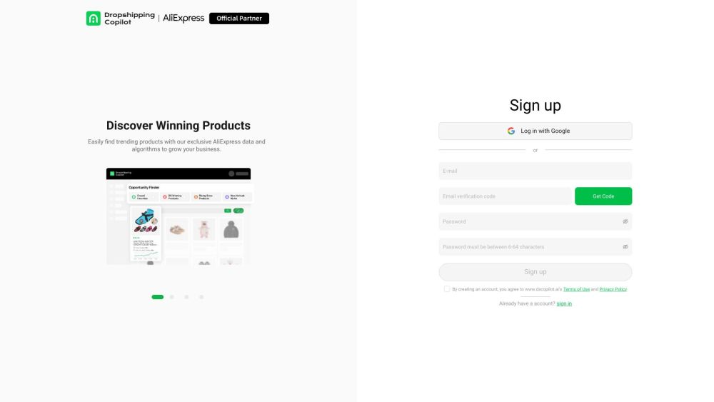 Dropshipping Copilot: AI Tool for AliExpress Dropshipping