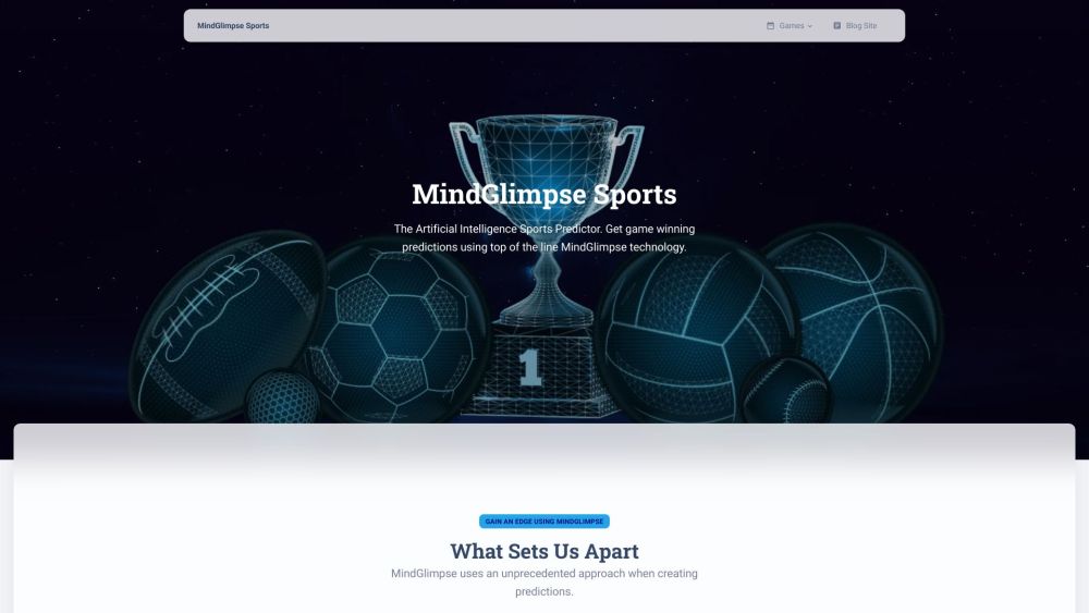 MindGlimpse Sports: AI Tool for Winning Predictions