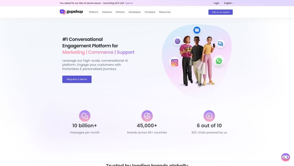 Gupshup: AI Tool for Chatbot Building