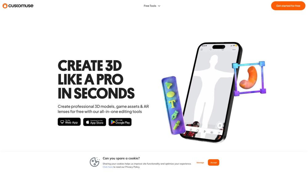 Customuse: 3D Design Software & AI Tools