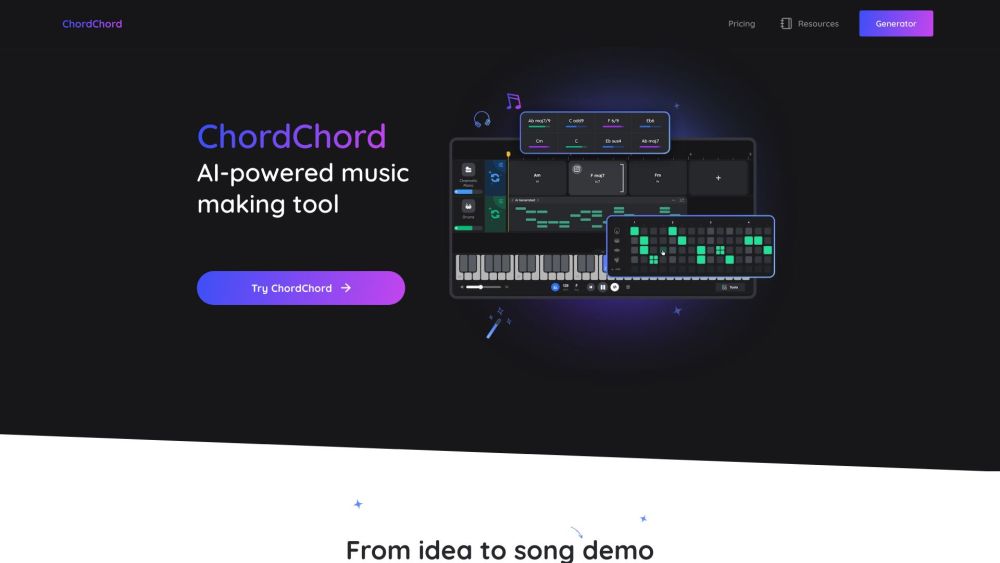 ChordChord: AI Tool for Chords & Inspiration