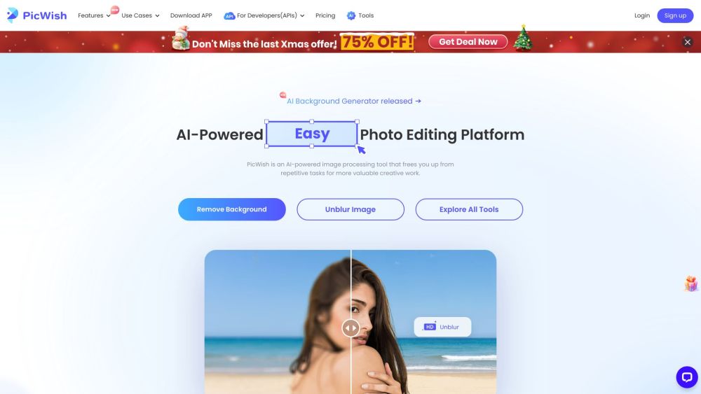 PicWish: AI Tool for Creative Work