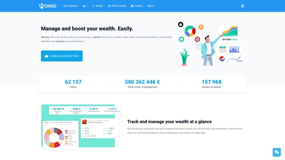 Moning: AI Tool for Investment Tracking