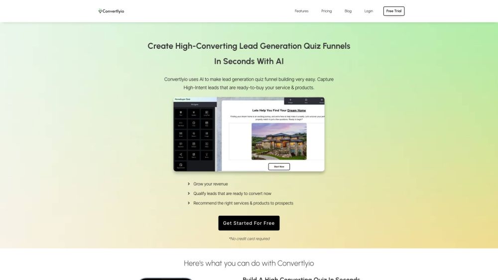 Convertlyio: AI Tool for Lead Gen Quiz Funnels