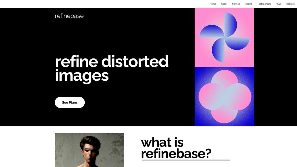 RefineBase: AI Tool to Fix Distorted Images
