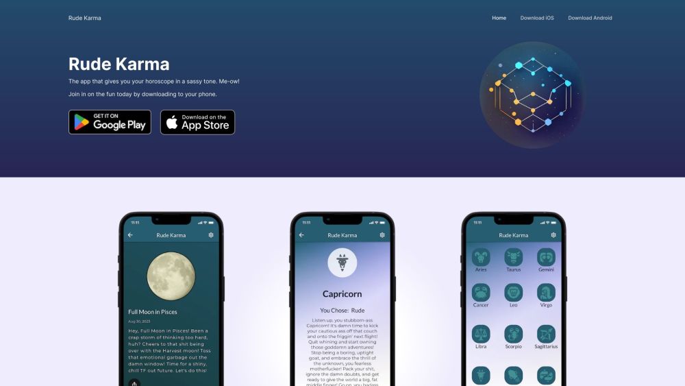 Rude Karma - Astrology: AI Tool for Sassy Insights