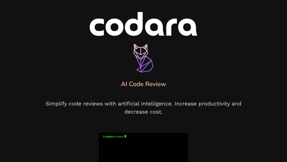 Codara - AI Code Reviewer: AI tool for improving code quality.